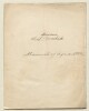 Letter from Captain Charles Allan Baylay, Mount Aboo to The Revd Mr W Shoolbred, Simla